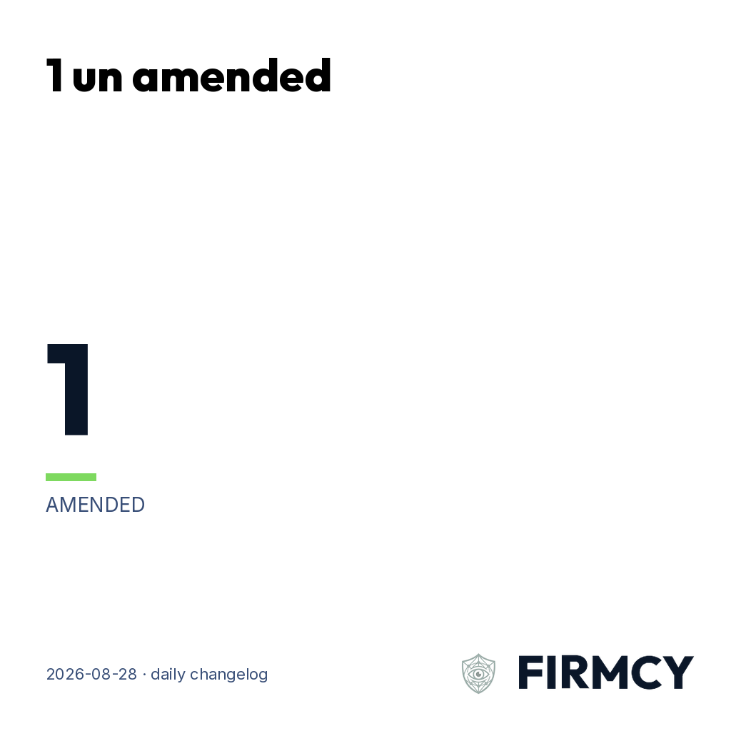 1 UN amended