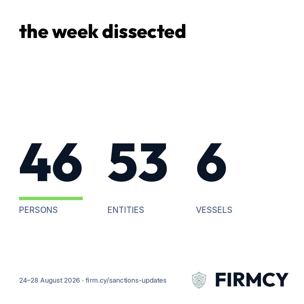 The week dissected: 137 changes
