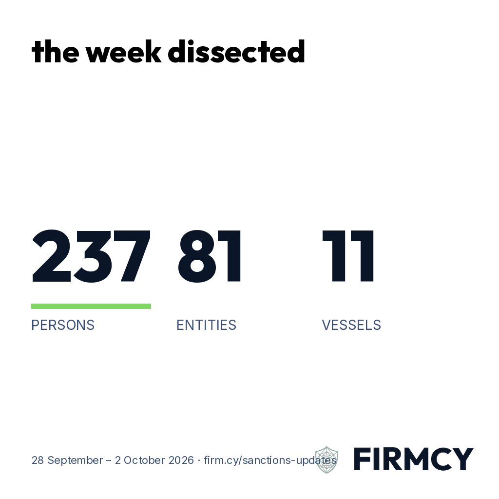 The week dissected: 336 changes