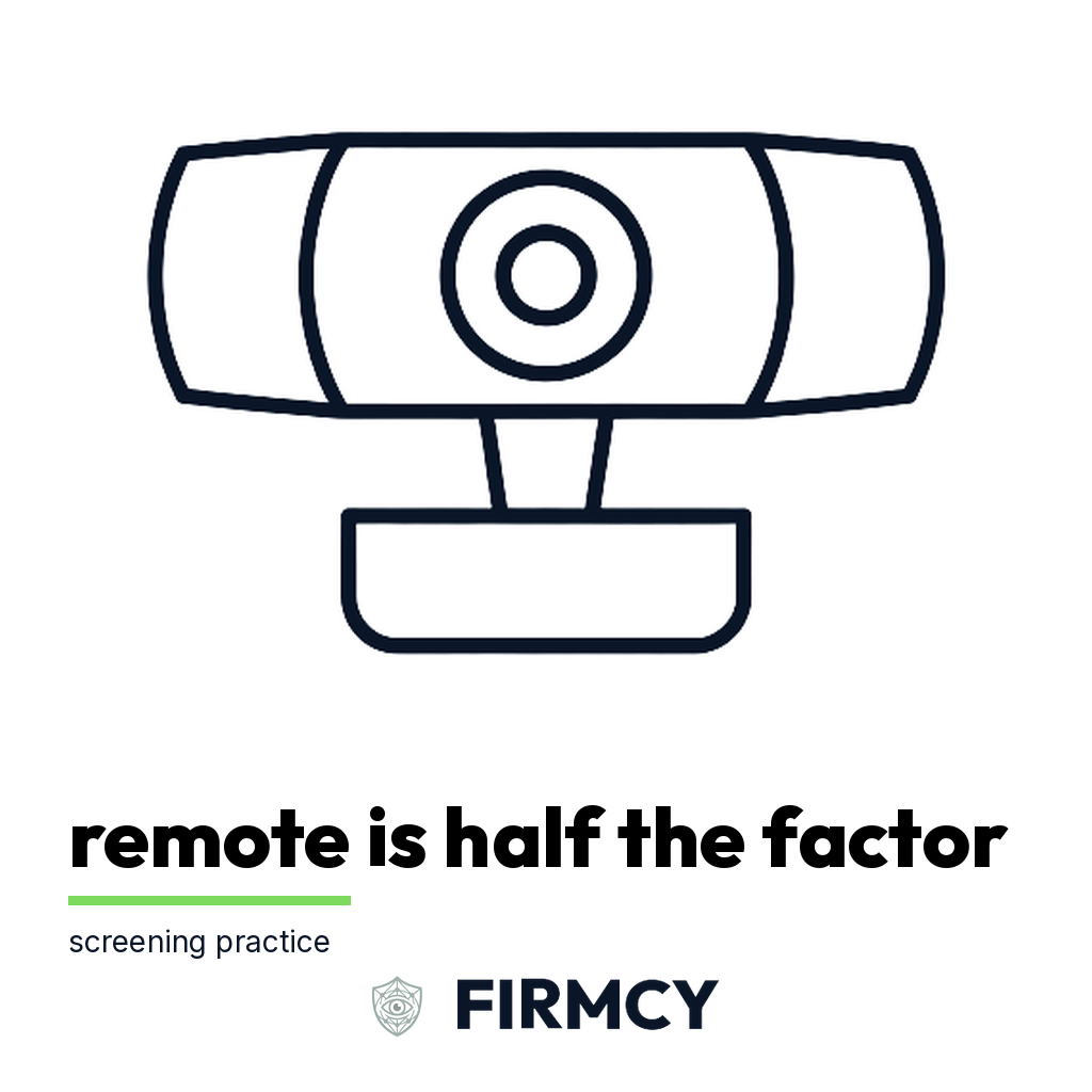 Remote is half the factor